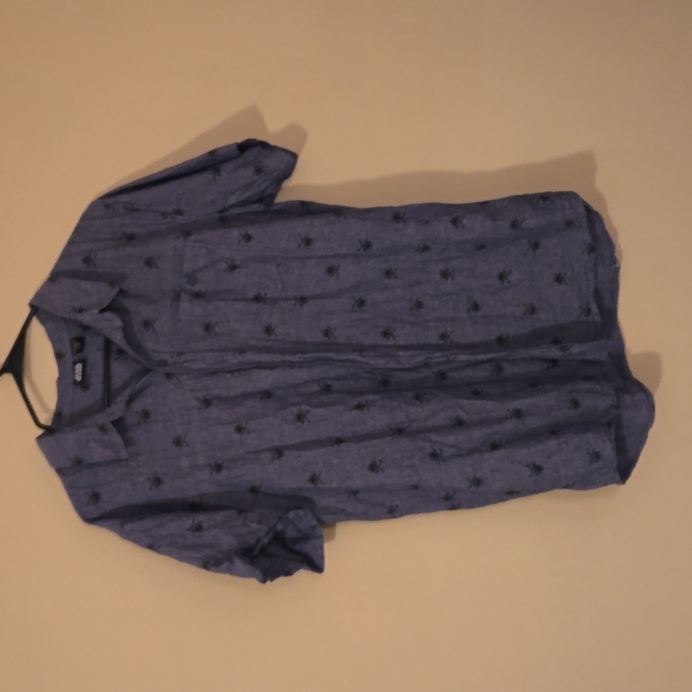 Star Wars - Darth Vader Print Blue/Grey Large Polo